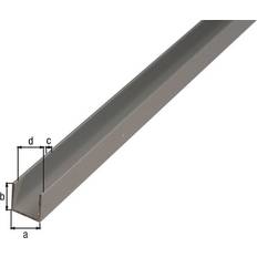 Alberts U-profil Alu 25x25x2 mm 2 m 1stk