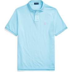 Cotton Polo Shirts Polo Ralph Lauren Classic Fit Mesh Shirt Turquoise Nova