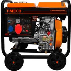 T-Mech Portable Diesel Generator Open Frame ATS Powder