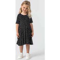 Negro Vestidos Roman Polka dot skater dress ladies originals girls