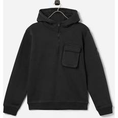 Lyle & Scott Hoodies Barnkläder Lyle & Scott And Boys Pocket Quarter Zip Hoodie Black 10/11Y