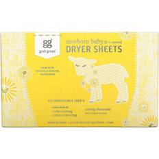 Grab Green, Newborn Baby Dryer Sheets, Calming Chamomile, 40 Sheets