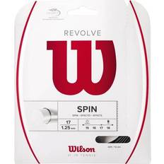 Cordes de badminton Wilson Revolve 17 Tennis String Set 12.2 m Noir