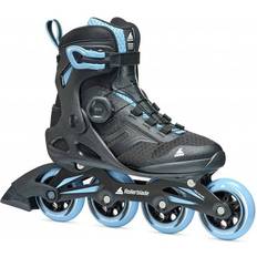 Black Inlines & Roller Skates Rollerblade Macroblade BOA Womens Inline Skates, Black/Blue