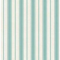 Seabrook Designs Eliott Linen Stripe Nonwoven Unpasted Wallpaper Minty Meadow