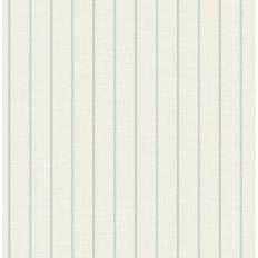 Wallpapers Seabrook Designs Andree Stripe Nonwoven Unpasted Wallpaper Summer Sky & French Blue
