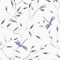 Wallpapers Tempaper Dragonfly Blue Peel and Stick 28 sq. ft