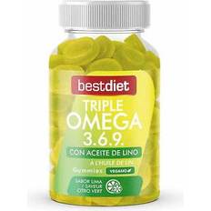Bær Fedtsyrer BEST Omega 3-6-9 Best Diet Triple Omega Vingummi 60 Enheder