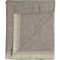Røros Tweed Uldplaid Una Tæppe Grå (200x130cm)