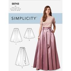 Simplicity Misses Pleaded Skirts-14-16-18-20-22