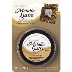 Beige Acrylic Paints Deco Art metallic lustre wax finish 1oz-champagne ice