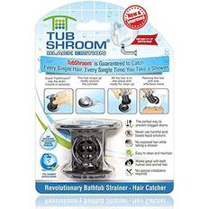 Bottom Valves Tubshroom black chrome award-winning drain protector prevent clogged tub drains