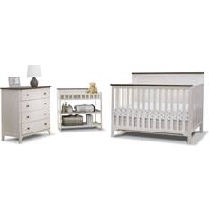 Furniture Set Sorelle Furniture Farmhouse Room a Box Crib 3pcs