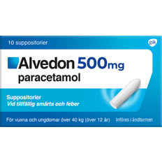 Alvedon 500mg 10pcs Suppository