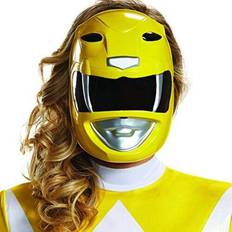 Women Facemasks Disguise Yellow Ranger Adult Mask