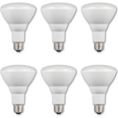 Light Bulbs Westinghouse 5220020 Pack Of 6 9 Watt Dimmable Br30 Medium E26 Led Bulbs White