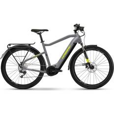 Electric Bikes Haibike Trekking 6 - Gloss Grey / Neon Yellow