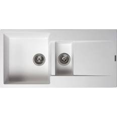 White Kitchen Sinks Reginox Amsterdam 15 1.5