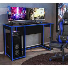 GRS With Blue Trim Ryker Gaming Desk Computer Workstation Laptop Office Study Crafting