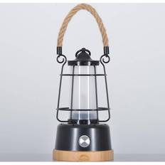 Wildland 12W Portable Rechargeable LED Lantern with Hemp Rope Handle