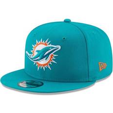 Sports Fan Apparel New Era Men's Aqua Miami Dolphins Basic 9FIFTY Adjustable Snapback Hat