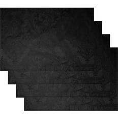 Elrene Home Fashions Caiden Damask Place Mat Black