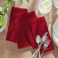 Red Cloth Napkins Elrene 17 Cloth Napkin Red