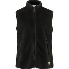 Fjällräven Women Vests Fjällräven Vardag Pile Fleece Vest - Black