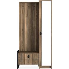 Brune Garderober Hanah Home Neline Garderobe 90x180cm