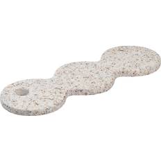 Rojo Porta jabones Humdakin Bandeja Terrazzo 40 cm Red/Beige