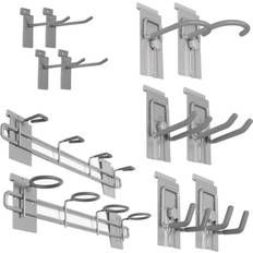 Heavy duty wall hooks Crownwall Slat Heavy Duty Steel Locking Kit