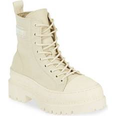 36 ⅓ Stivaletti alla Caviglia Tommy Hilfiger Stivalletti Tjw Foxing Canvas Boot EN0EN02216 Beige