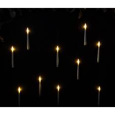 LED Candles Premier Floating Silver LED Candle 5.9" 10