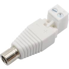 Conrad Components DC-11F-WT DC-anslutning rak 5.5 mm 2.5 mm 1 st