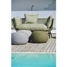 Gris Pufs Jan Kurtz Moon Outdoor Pouf H 50 cm / Ø 40 cm Puf