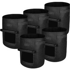 Pots & Planters iPower 5-Pack 5-Gallon Potato Grow