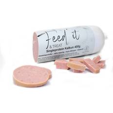 Feed'it & treat singleprotein and Feed'it & Treat Singleprotein Kalkun 400g Pølse