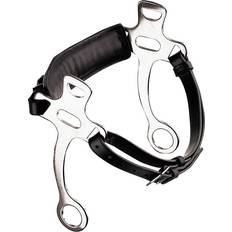 Svarta Bett Sprenger hackamore, läderkindkedja Black 001 unisex