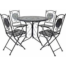 Garden & Outdoor Furniture Charles Bentley 4-Seater Mosaic Bistro Set