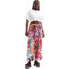 Desigual Trousers Desigual Puerto Escondido Trousers White