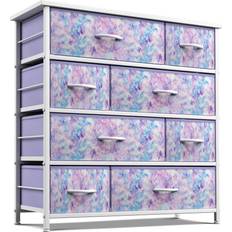 Polyester Dressers Sorbus 8-Drawer Dresser Tie-Dye