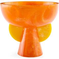 Arancione Fruttiera Jonathan Adler Mustique Pedestal Fruit Bowl 22.9cm