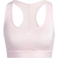 Adidas Powerreact Training Medium-Support Bra - Clear Pink