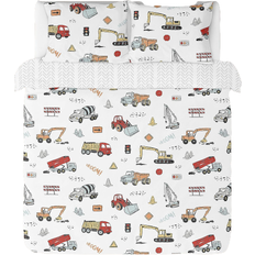 Kid's Room Sweet Jojo Designs Full/Queen Bedding Construction Truck 86x86"