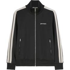 Palm angels track jacket Palm Angels Logo Print Side Stripe Track Jacket - Black