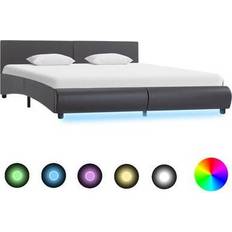 vidaXL Bed Frame with LED 69.5cm Sengeramme 180x200cm