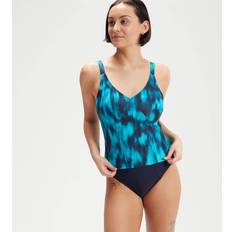 Blau Tankinis Speedo Formender bedruckter Evie-Bikini für Damen Marineblau/Blau