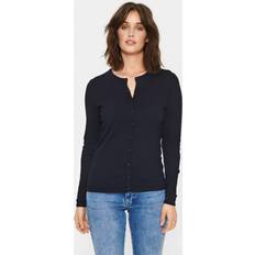Saint Tropez MilaSZ R-Neck Cardigan - Night Sky