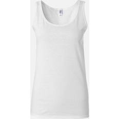 Gildan Débardeurs Gildan Ladies Soft Style Tank Top Vest - Bleu/Blanc/Gris