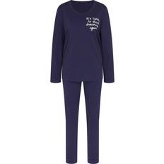 Bleu - Femme Vêtements de nuit Triumph Pyjama Set - Blue